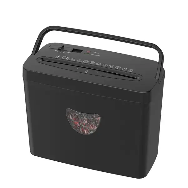 Paper Shredder for Home Use,5 Sheets Small Crosscut Paper Shredder,P-4 Security Level with 2.38-Gallon Basket, 4-Mode Design-Durable & Fast and Jam Proof for Home Office Utilization