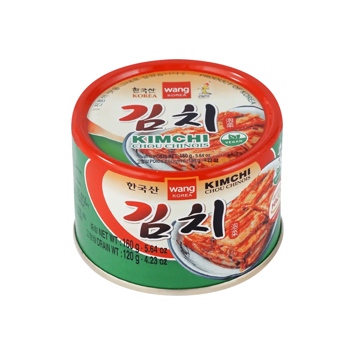 WANG FOOD Korean Spicy Kimchi Canned Kimchi, 5.64oz WANG FOOD Korean Spicy Kimchi Canned Kimchi, 5.64oz