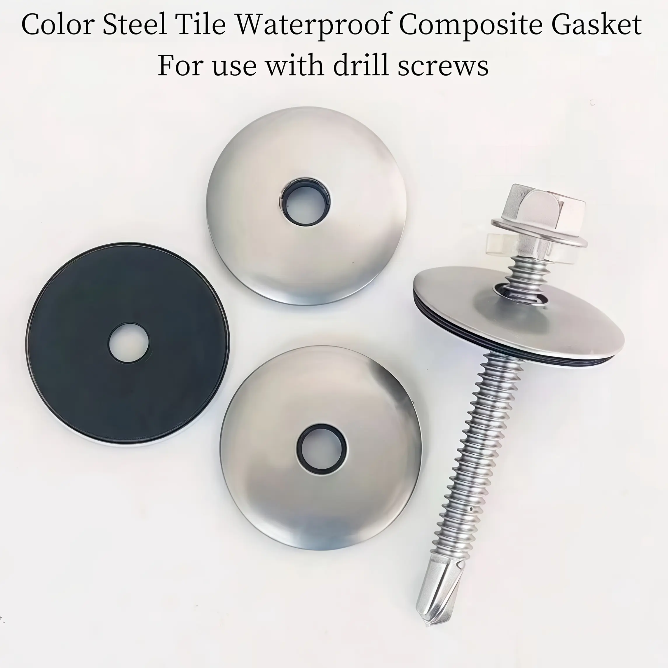 [Neoprene Washers Kit] 240 Neoprene Rubber Washers, Sealing Washers with Rubber Gaskets, Durable Sealing Rings, Various Sizes, Modified Triangular Head, Self-tapping Screws, Industrial and Scientific Type Connectors, Washer Rubber Gasket Screw Washer Kit