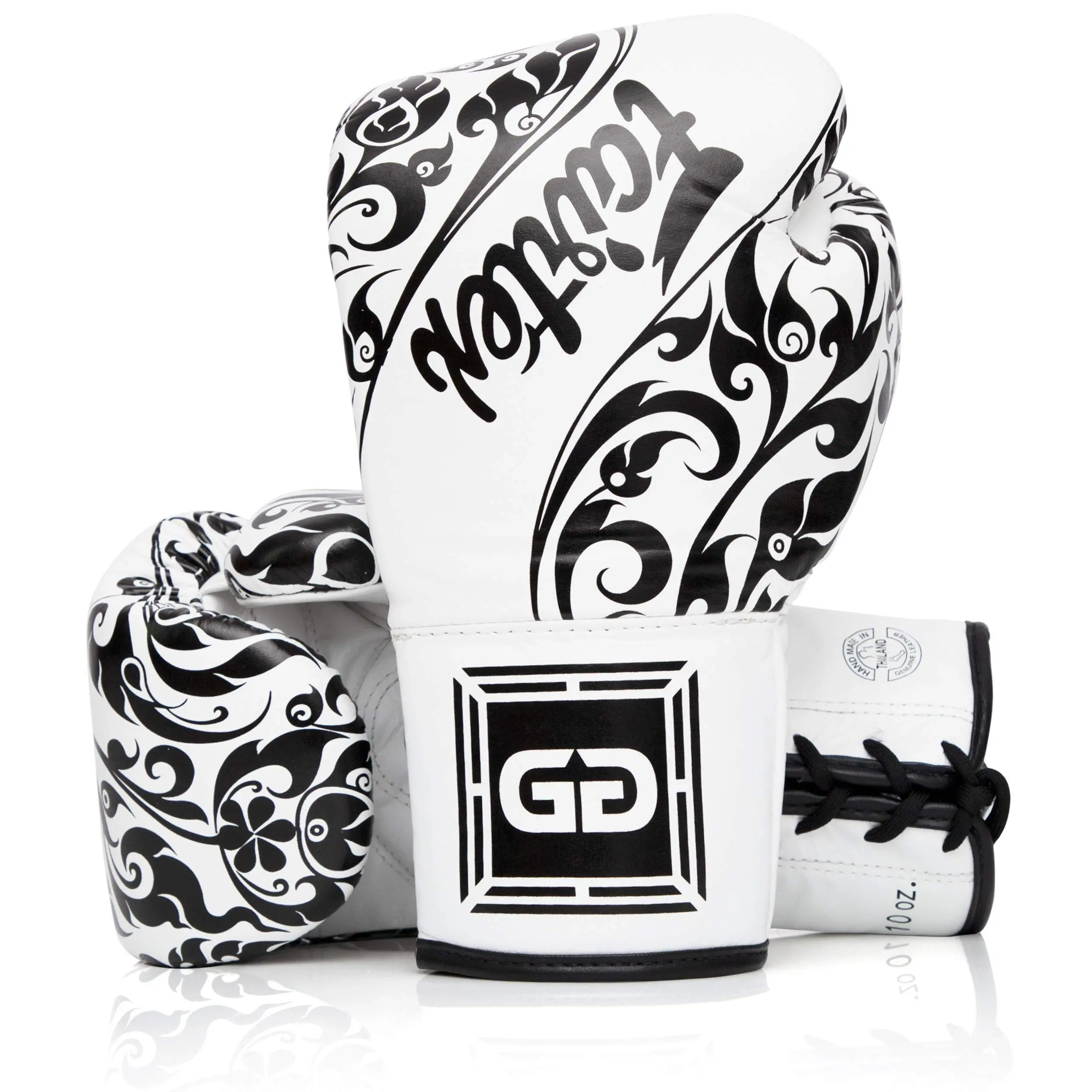 Fairtex Glory BGLG2 Laced White Kick Boxing Glove Fairtex Glory BGLG2 Laced White Kick Boxing Glove