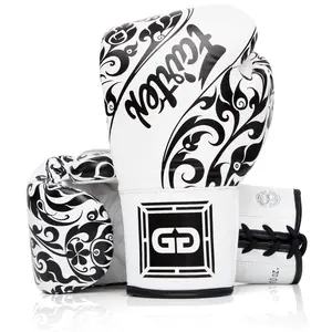 Fairtex Glory BGLG2 Laced White Kick Boxing Glove Fairtex Glory BGLG2 Laced White Kick Boxing Glove