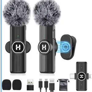 Mini Wireless Lavalier Microphone for iPhone, iPad, Android Phone -