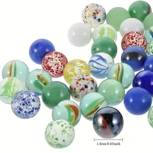 Glass Marbles Set, Collectible for Marble Games & Crafts, Vase Fillers, Aquarium Decorations, Christmas Gifts, Ideal for Marble Runs & Racing Games