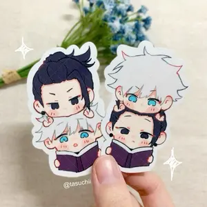 Book Duo Anime Vinyl Stickers