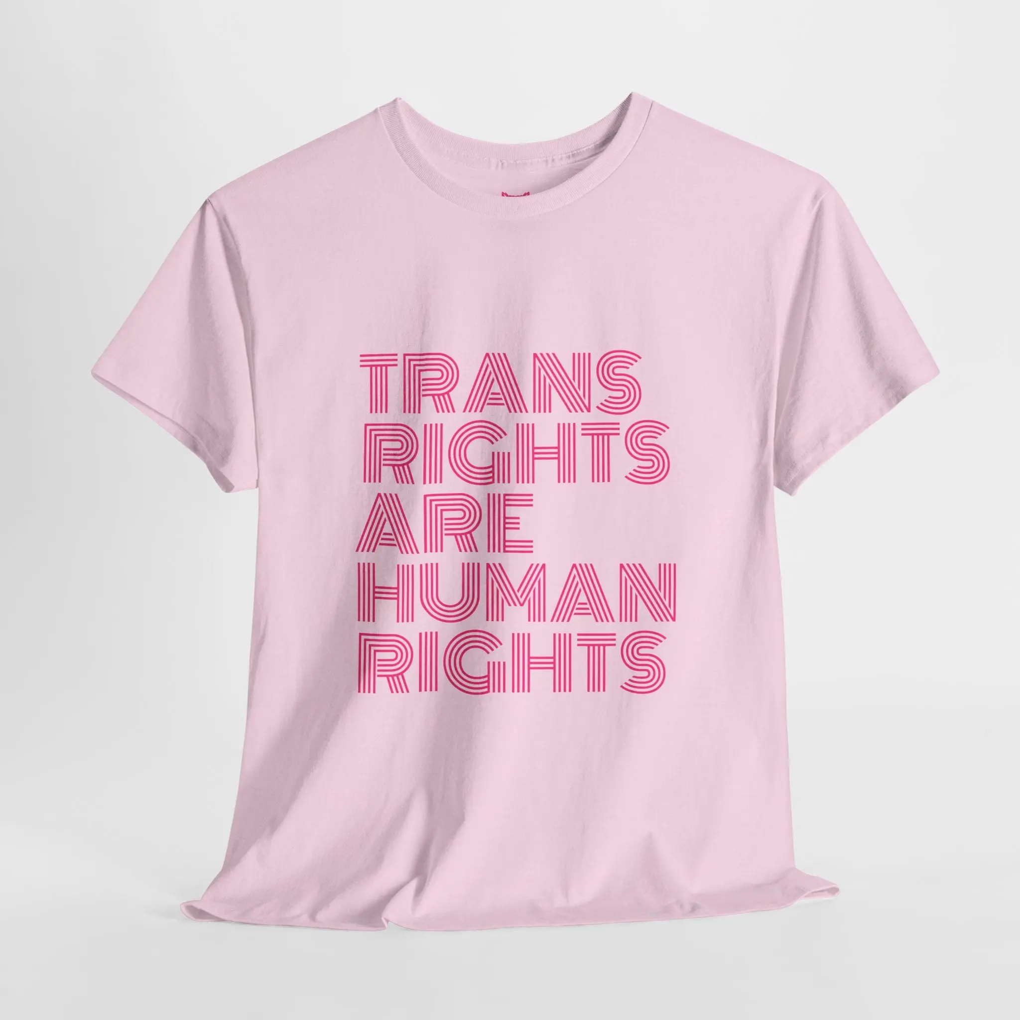 Women's Short-Sleeve Statement T-Shirt, Trans Rights Are Human Rights Top