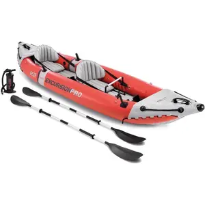 Intex Excursion Pro K2 Inflatable Kayak Set With Paddles