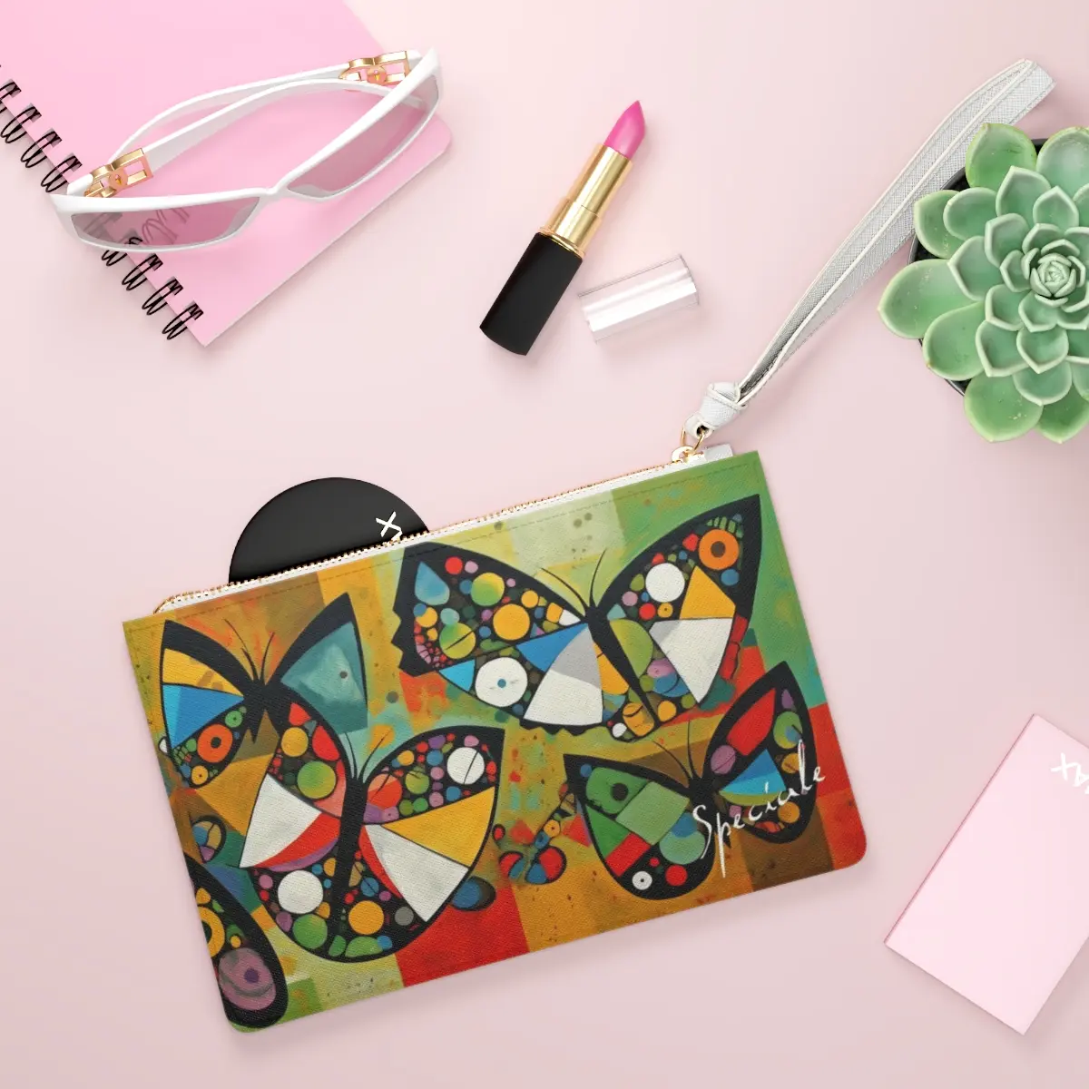 The Butterfly Collection - "Butterflies in Multifaceted Splendor" -  Clutch Bag