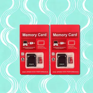 SD card memory - Micro SD card, micro TF storage card, with adapter, reliable SD flash memory, with TF storage power supply, suitable for smartphones, cameras and tablets