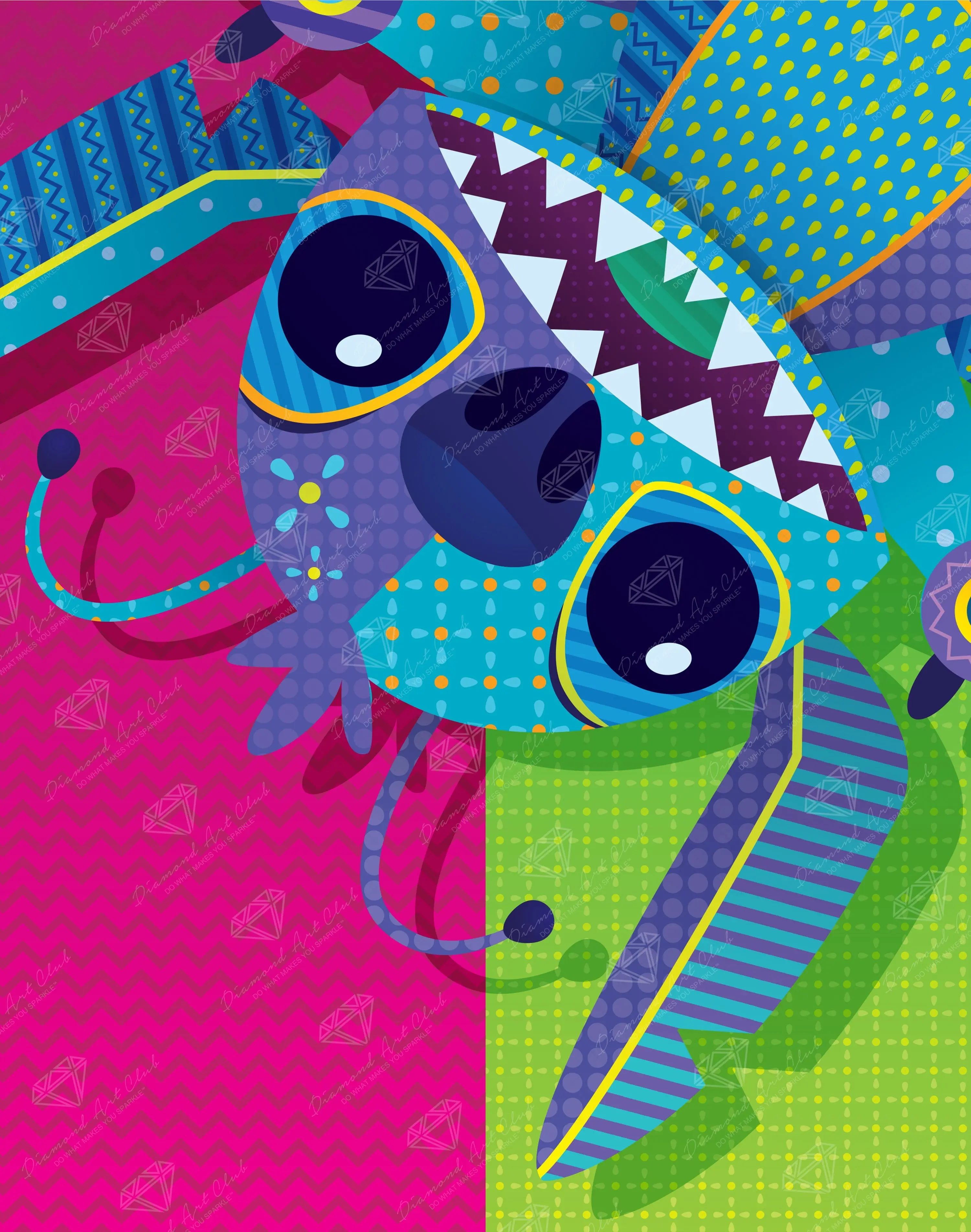 Diamond Art Club® Vibrant Stitch™ Diamond Painting Kit