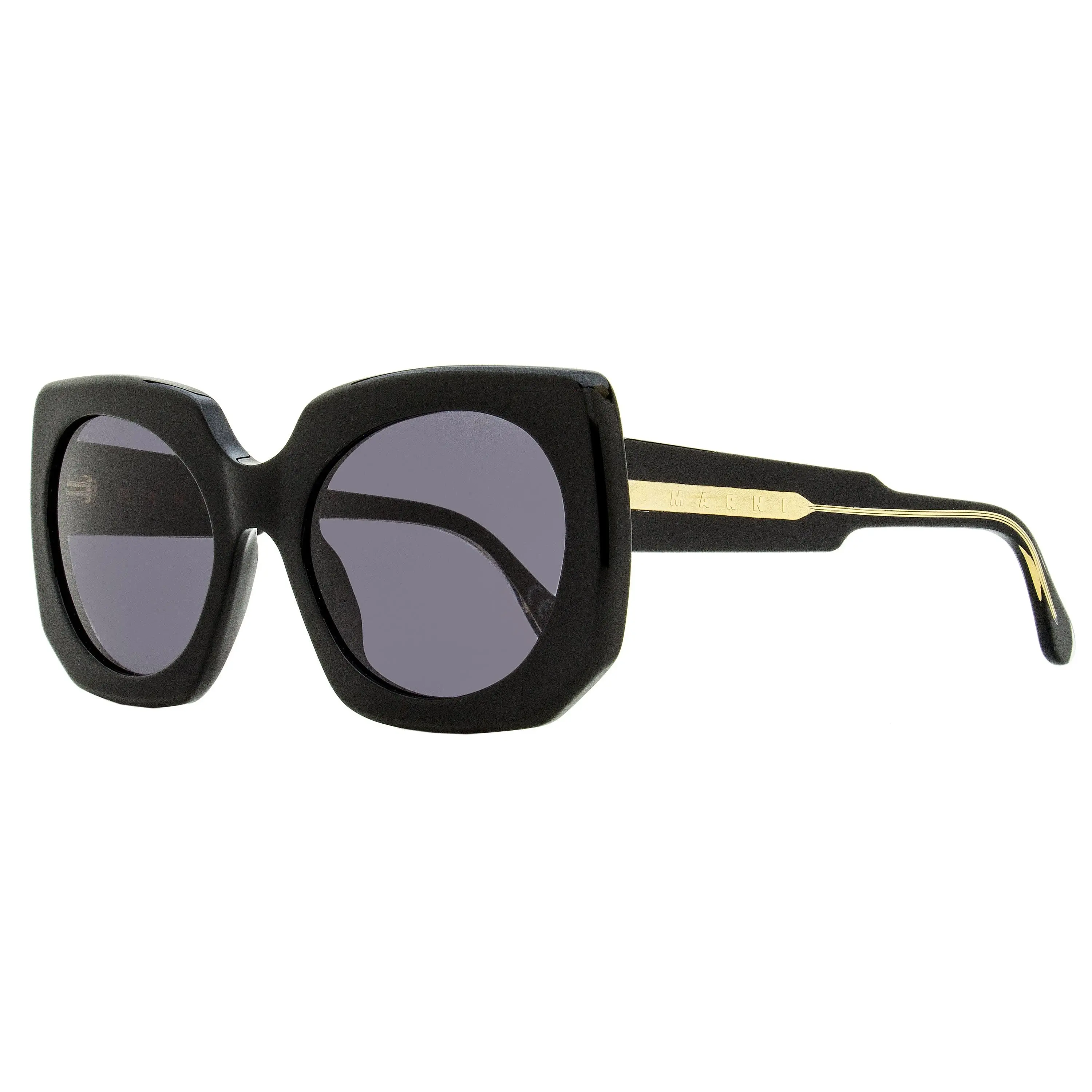 Marni Jellyfish Lake Square Sunglasses RYM Black 56mm