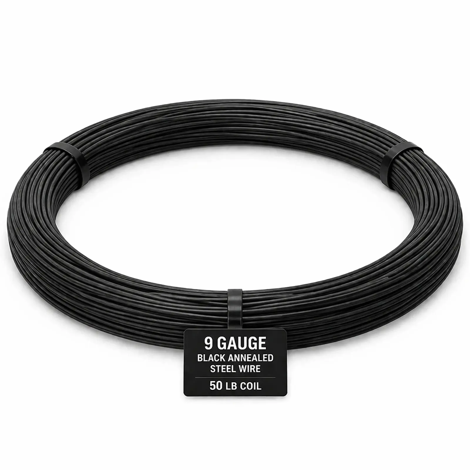 9 Gauge Black Annealed Steel Wire 50 lb Coil