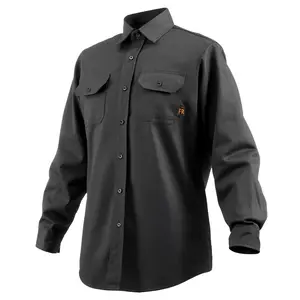 【Summervibes】VEVOR Flame-Resistant Welding Jacket XL-Sized 7oz FR Cotton Welding Safety Jacket