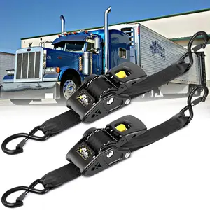 Heavy Duty Retractable Ratchet Tie Down Straps  10ft 3500lbs Auto Lock Cargo Straps for Truck Motorcycle Trailer Secure Transport