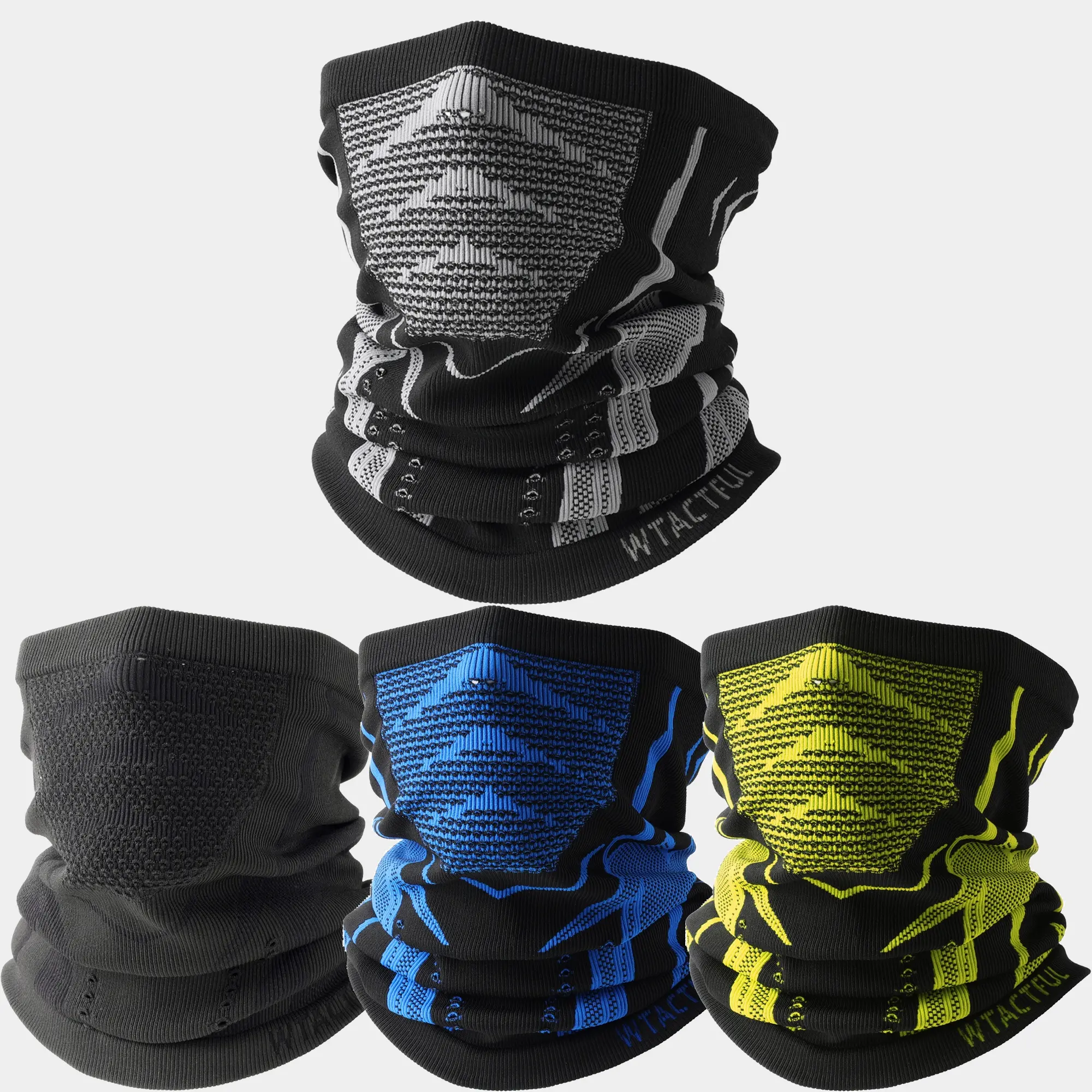 Men's Thermal Knitted Neck Warmer face mask neck gaiter mask, High Elasticity and Breathable Fabric for Winter Activities, Perfect for Skiing, hunting, motorcycling, snowboarding and Cycling