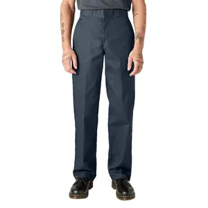 Dickies Men's Original 874® Work Pants Dark Navy - All Seasons, Relaxed Fit, High-Rise Waist, Straight Leg, Durable Twill, Reinforced Seams, Welt Pockets