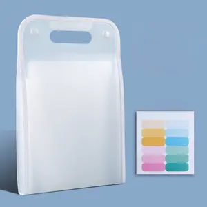 A4 Vertical Expanding Accordion File Folder with 13 Pockets, Portable Handle, Large Capacity Organizer Bag for A4 Letter Size Office Filing Supplies