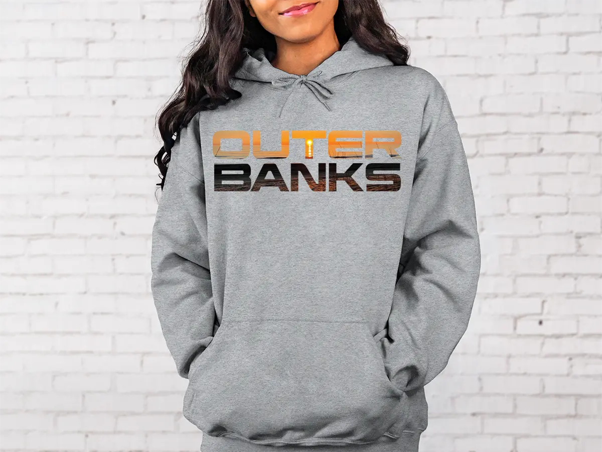 Outer Banks Sunset Hoodie, OBX Beach Hoodie, Pogue Life Shirt, North Carolina Lover Gift, Fun Side of This Place