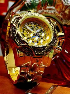 Top Industrial Punk Men's Oversized Watch, Street Fashion Giant Watch, Elegant Gift Watch, Beautifully Packaged Men's Gift Box