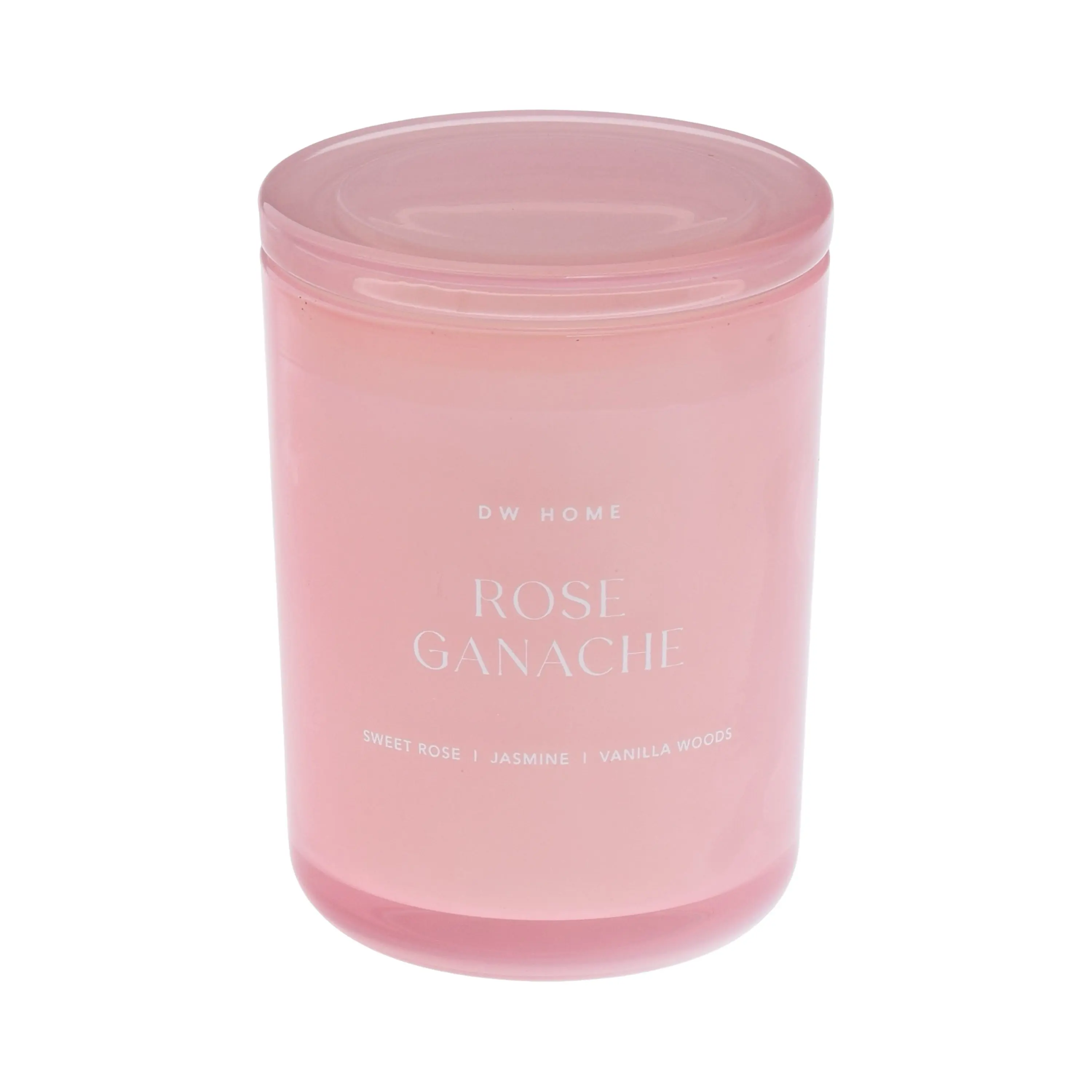 Rose Ganache Scented Candle with Vanilla Fragrance, Aroma-Boosted Home Decor for Room Ambiance