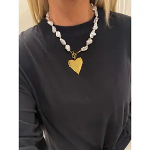 BLAZE NECKLACE Gold Statement Chain