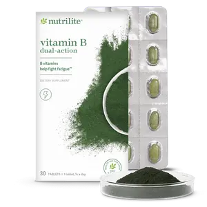 Nutrilite Vitamin B Dual-Action 30/120 Tablets B-Complex Supplement for Daily Energy & Wellness Support Dual-Action Release System for Steady Nutrient Delivery Healthcare Fitness Edible Dietary