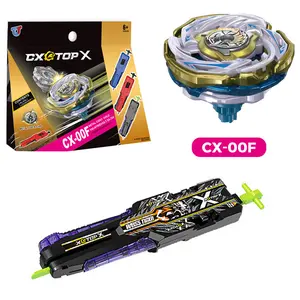 Bey X CX-00 Valkyrie Volt Gyro Booster Metal Spinning Top Battle Toy with Ripcord Launcher Children Birthday Gift