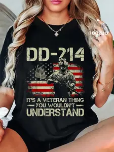 100% Cotton DD-214 It's A Veteran Thing You Wouldn't Understand DD-214 T-Shirt