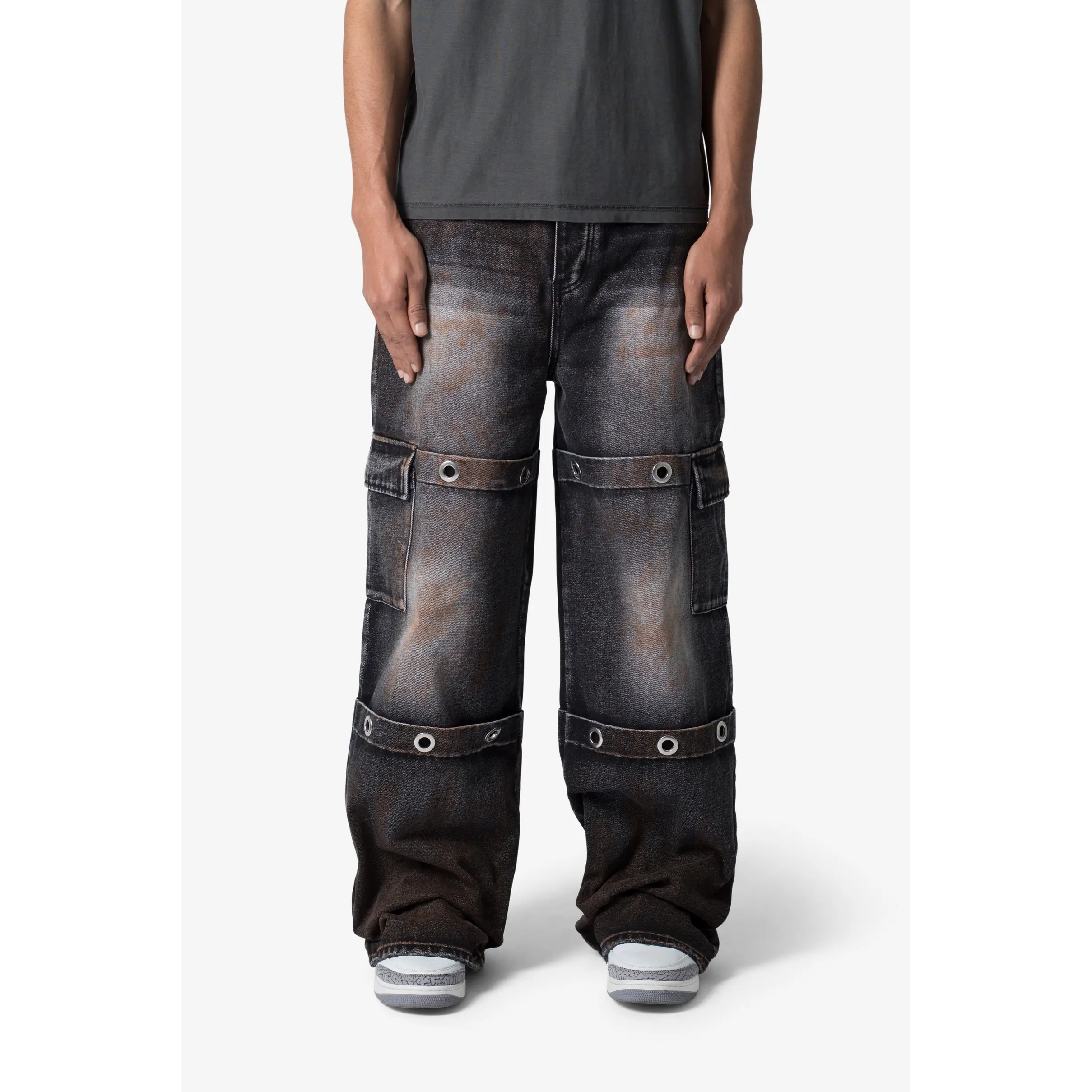 TYPE SAGGING STUDS W WEST DENIM opium 【公式通販】 TYPE SAGGING STUDS W WEST DENIM opium