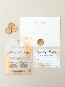 Boho Chic Collection | Semi-Custom Acrylic Invitations