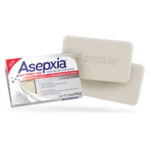 Asepxia Deep Cleansing Acne Treatment Bar Soap. Single Pack. With Baking Soda and 2% Salicylic Acid, 4 Ounce - 1 Pack - Clear skin, Perfect for Oily & Combination Skin (2 Pack)