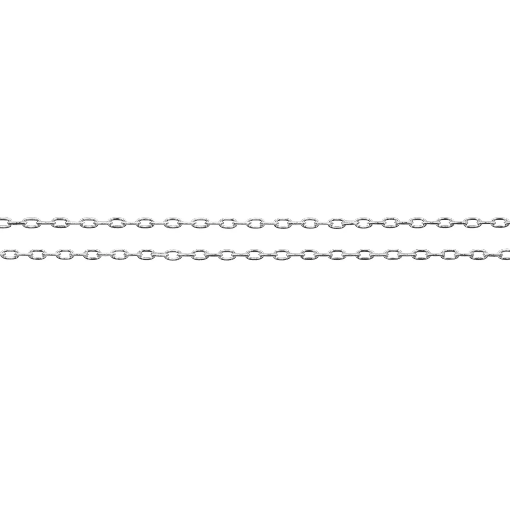 Sterling Silver 1.8x1.1mm Drawn Cable Chain  - 100ft