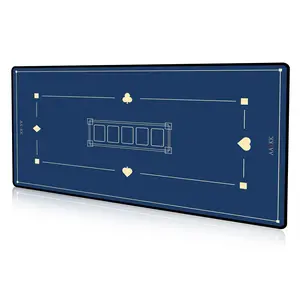 70 x 35 Inch Poker Table Mat,10 Players Texas Hold'em Poker Rubber Mat Poker Topper for Tables,Felts Table Top Cover for Poker Game Night Events Theme Party Fundraisers & Gatherings