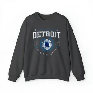 Vintage Detroit Football Sweatshirt, Detroit Sweatshirt, Detroit Football Shirt