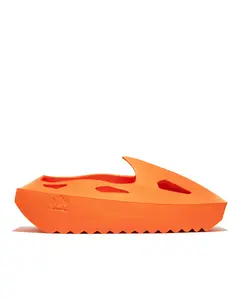 Cyber Clogs [Naraj Orange] - Luxury Footwear Inspired by Jamaican Dancehall & Concept from 2021, Comfortable Design for Future Wearers