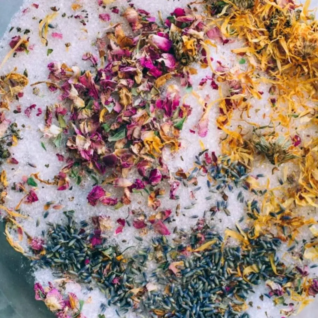 herbal scrubs and soak