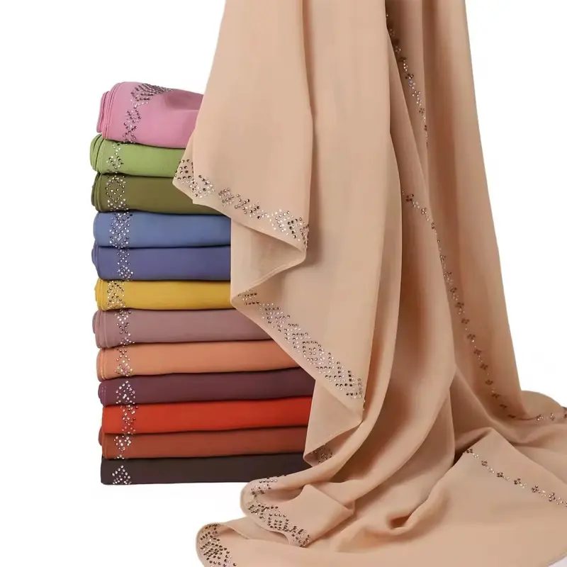 Sparkle Edge Chiffon Hijab