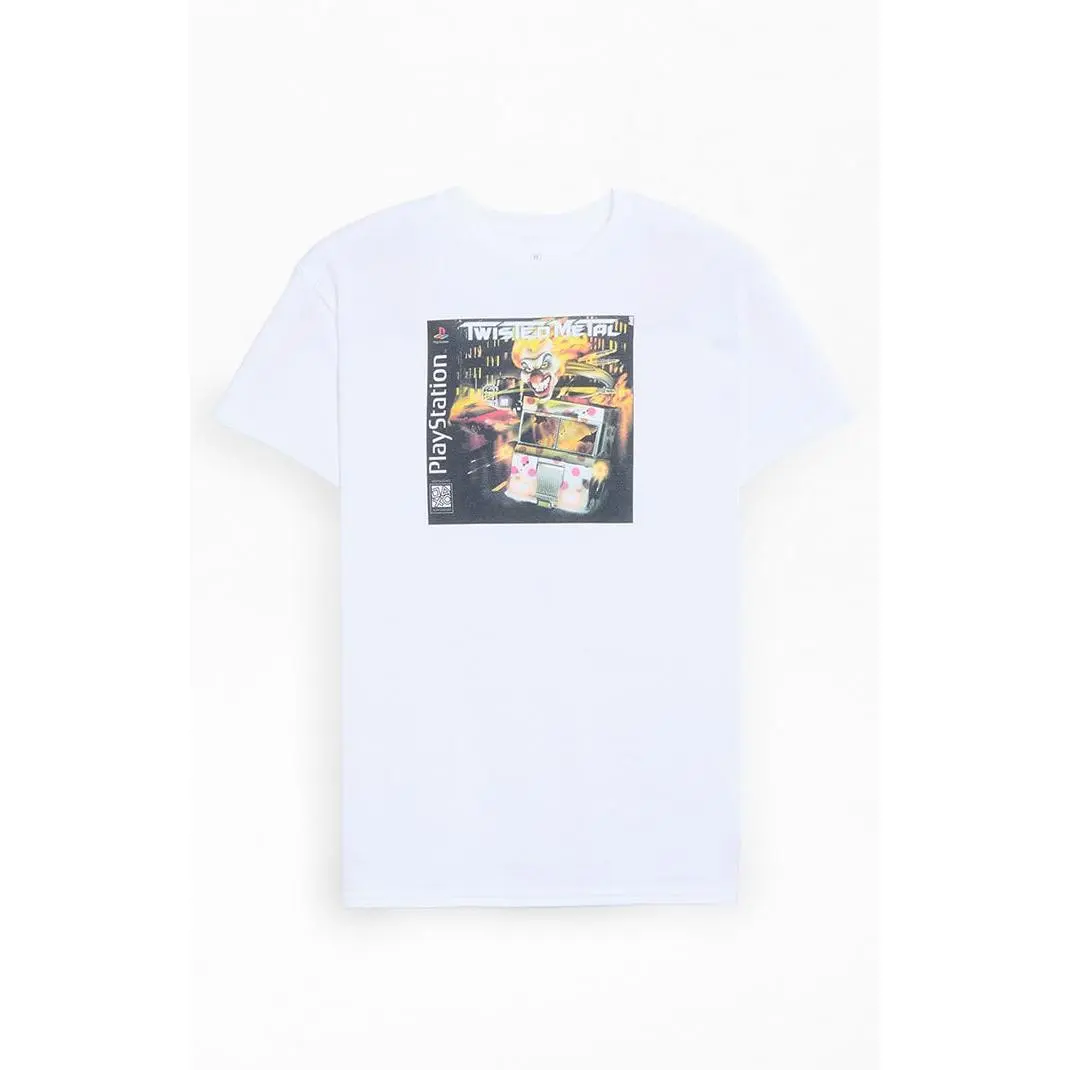 PacSun Men's Twisted Metal PlayStation Game Case T-Shirt - Multicolor