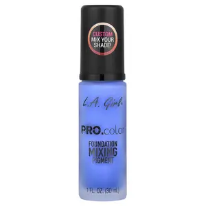L.A. Girl PRO.color, Foundation Mixing Pigment, GLM714 Blue, 1 fl oz (30 ml)