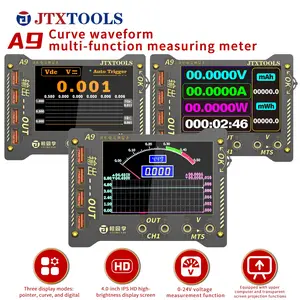 JTX A9 Moble Phone Repair Curve Waveform Multi-function Measuring Meter 0-36V Hiht-Precision Voltage And Current Testing