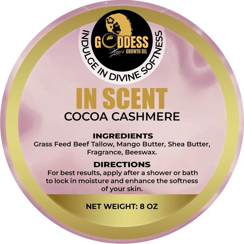 Scented Body Butter with Shea for Hydrating Moisture, Paraben-Free Daily Moisturizer for Glowing Skin, All Skin Types, 8 oz