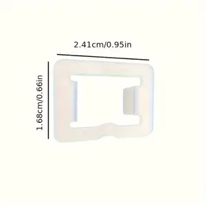 20 Pcs 2 Prong Loose Outlet Fix Plug Plastic Socket Outlet Tightener Insert for Secure Connection Compatible with Most Loose Outlets and Socket