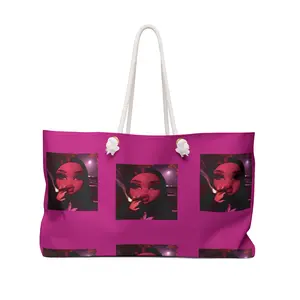 Pink Aesthetic Bratz Portrait Bag | Stoner Baddie Carry Bag