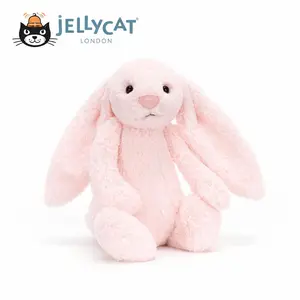 Jellycat Bashful Bunny Plush with Official Jellycat Gift Bag – Ultra Soft Floppy Rabbit Stuffed Animal, Cute Gift for Kids, Girls & Plush Lovers, US Stock