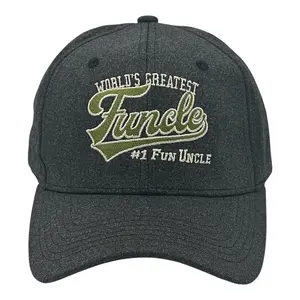 Worlds Greatest Funcle Hat Funny Sarcastic Uncle Graphic Novelty Cap Funny Hats Sarcastic  Funny Uncle  Novelty Caps for Men Black - Standard