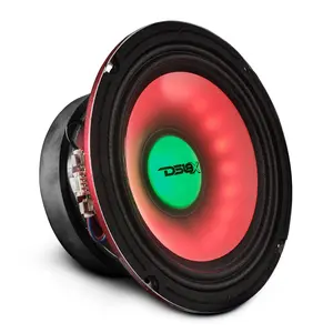 6.5" Mid-Range Loudspeaker with Dual RGB LED For Cone & Dust Cap 250 Watts 4-Ohm