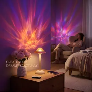 Waterproof Shower Lamp Ocean Wave Lamp 16-Color Ambient RGB USB Wireless Night Lamp with Remote Dimmable Touch Control Lamp for Bedroom Bathroom Living Room Kids Room Outdoor  Night light  Modern Mood Lighting Elegant Lighting