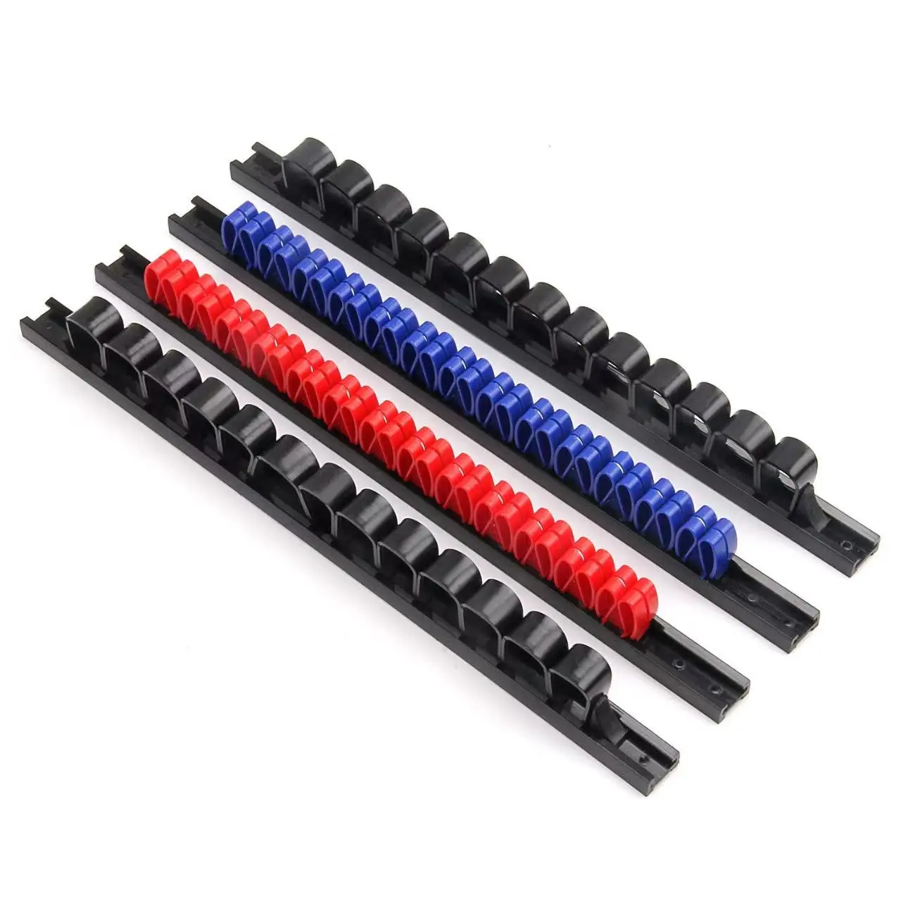 Multi-Color Screwdriver Storage Rack for 4 Screwdrivers, Organize Tools Efficiently, Durable and Versatile Home Organizer