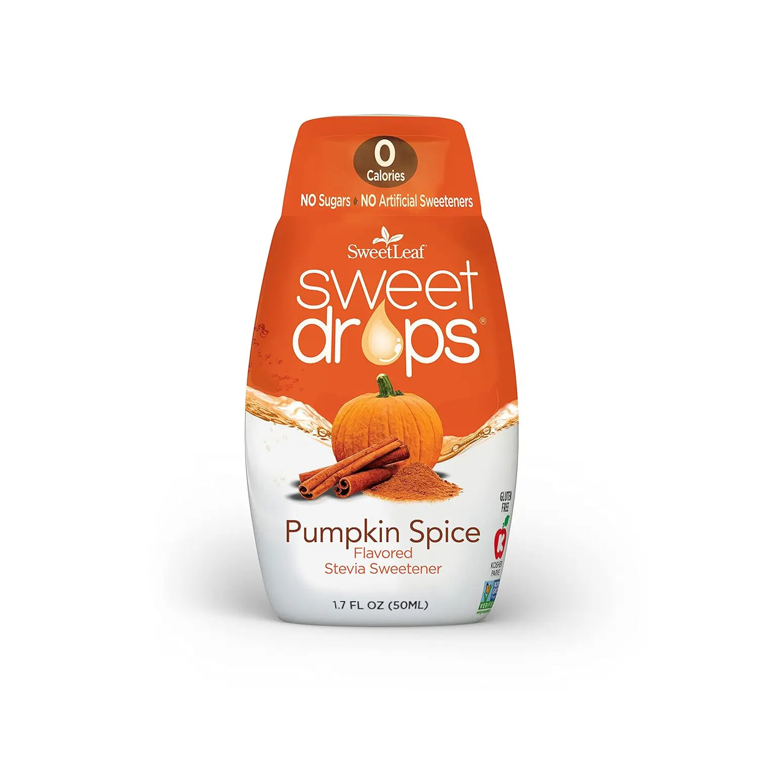 SweetLeaf Sweet Drops:  Pumpkin Spice Sweet Drops 1.7 Fl Oz (Pack of 1) Flavor Natural