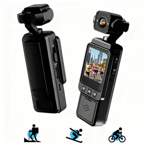 Portable Camera with Audio Video Recording, Vlog Shooting Kit, HD Pocket Handheld Camera, 270° Rotating Lens, Night Vision, Sports Action Cam, Video Recorder