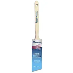 212 MAIN Premier Paint Roller & 1.5 in. Atlantic Nylon-Polyester Paint Brush - Chisel Edge, Firm Filament, Nylon Blend
